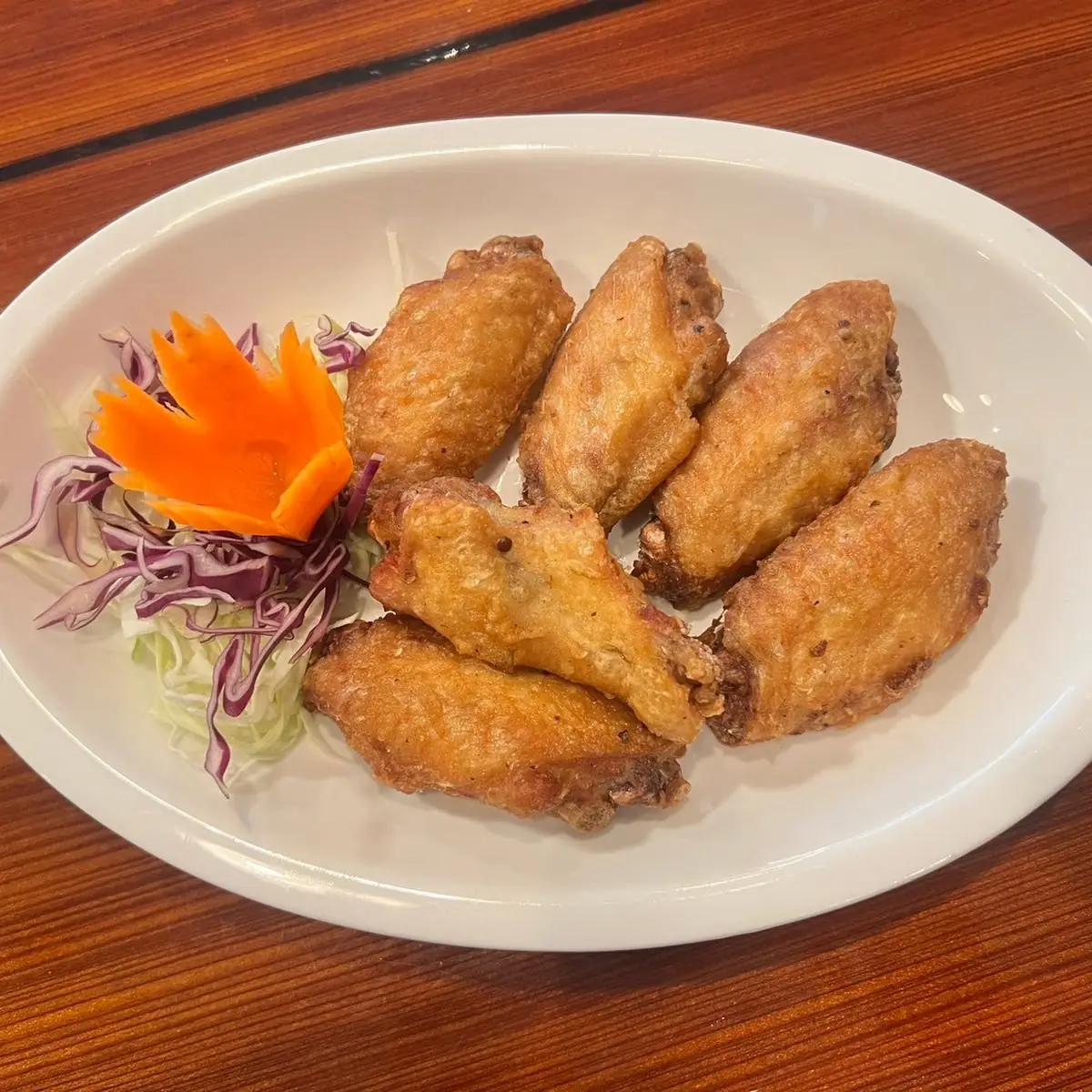 thai fried chicken ปีกไก่ทอด